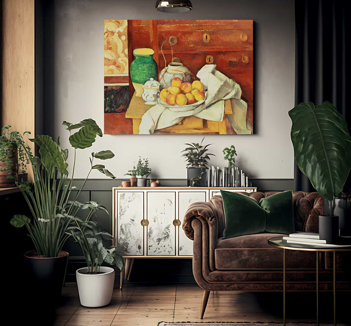 Still Life With A Chest Of Drawers By Paul Cezanne - Image 2