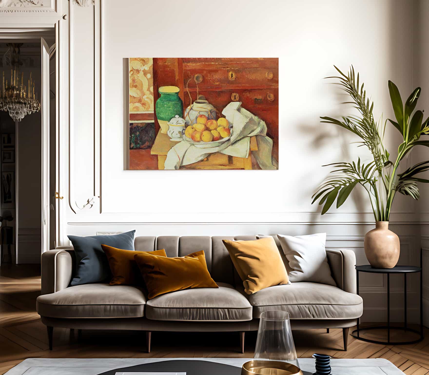 Still Life With A Chest Of Drawers By Paul Cezanne - Image 3