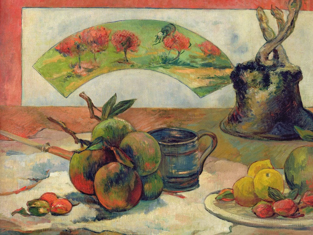 Still Life With A Fan By Paul Gauguin - Image 5