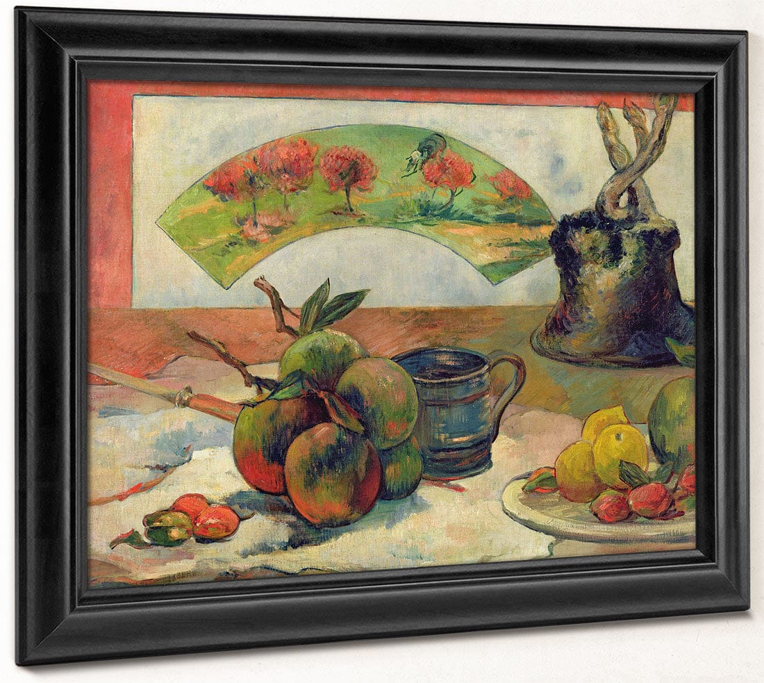 Still Life With A Fan By Paul Gauguin - Image 6