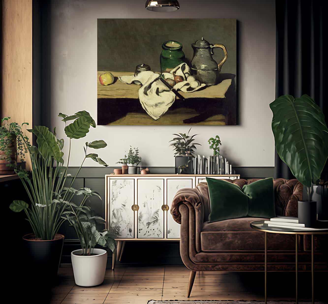 Still Life With A Kettle By Paul Cezanne - Image 2