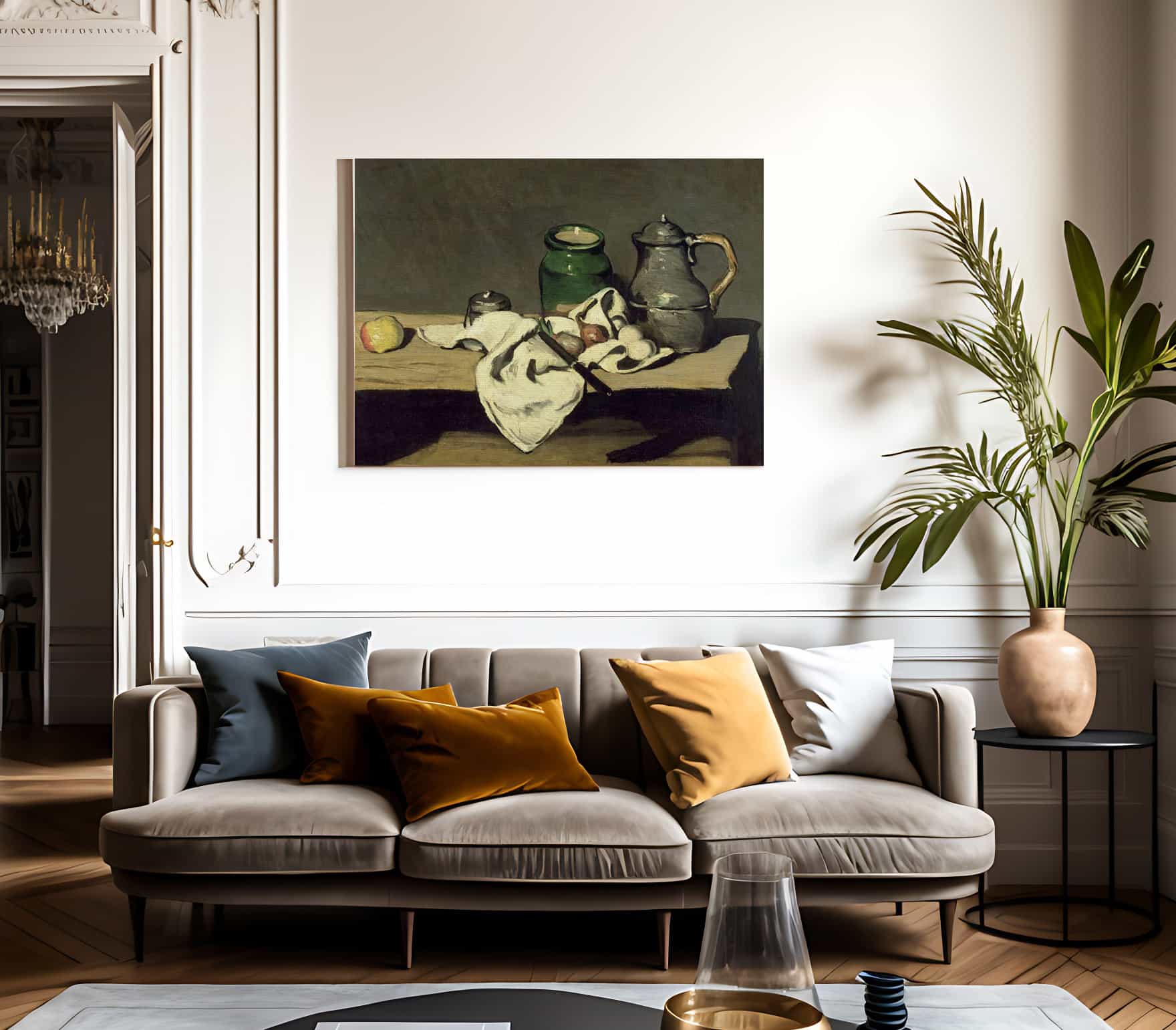 Still Life With A Kettle By Paul Cezanne - Image 3