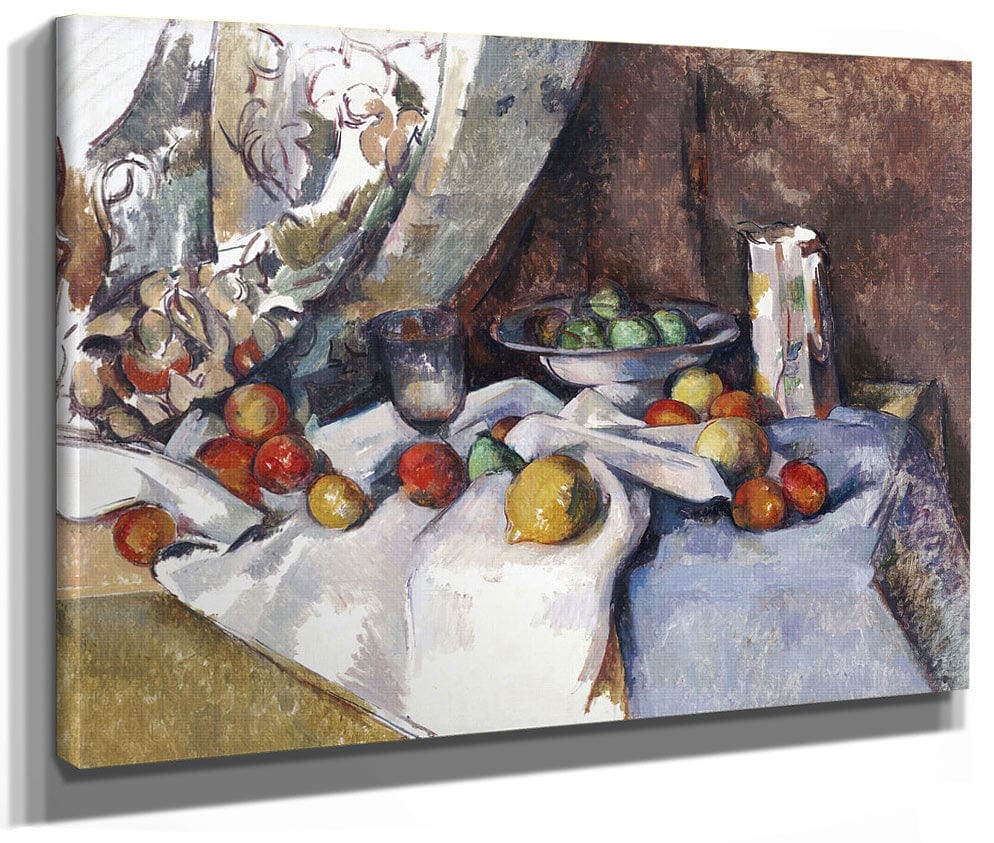 Still Life With Apples 1 By Paul Cezanne