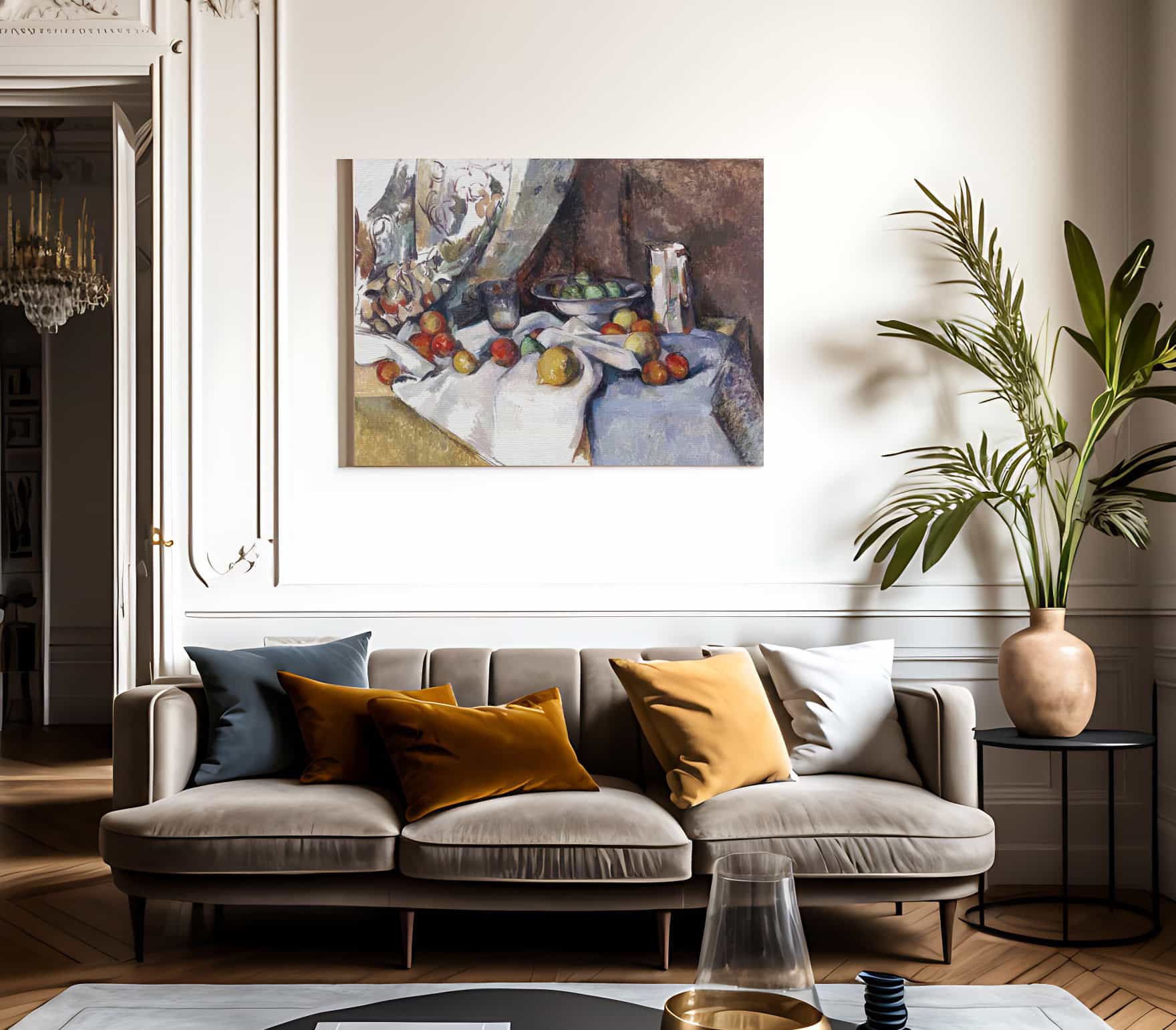 Still Life With Apples 1 By Paul Cezanne - Image 3