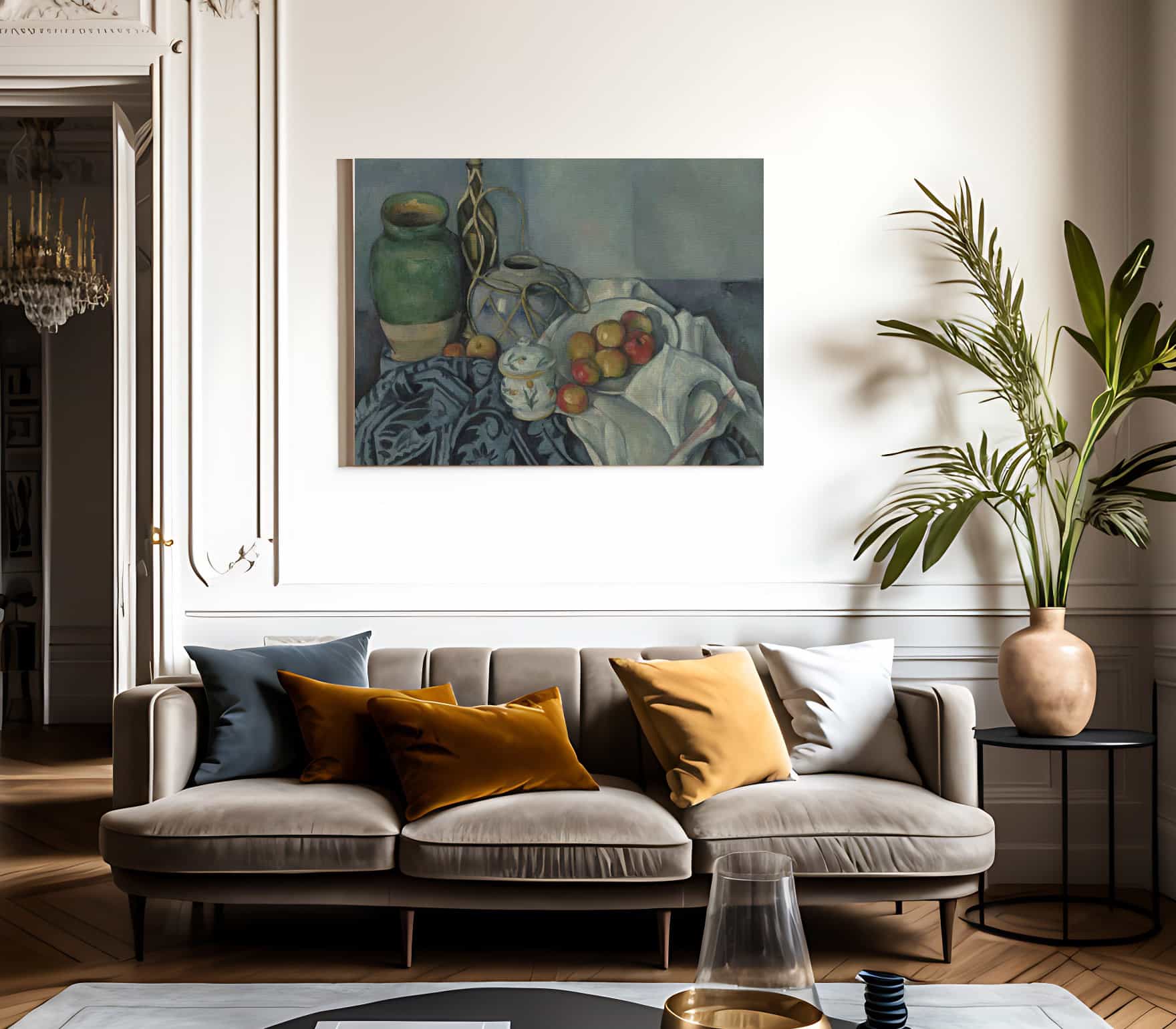 Still Life With Apples 2 By Paul Cezanne - Image 3