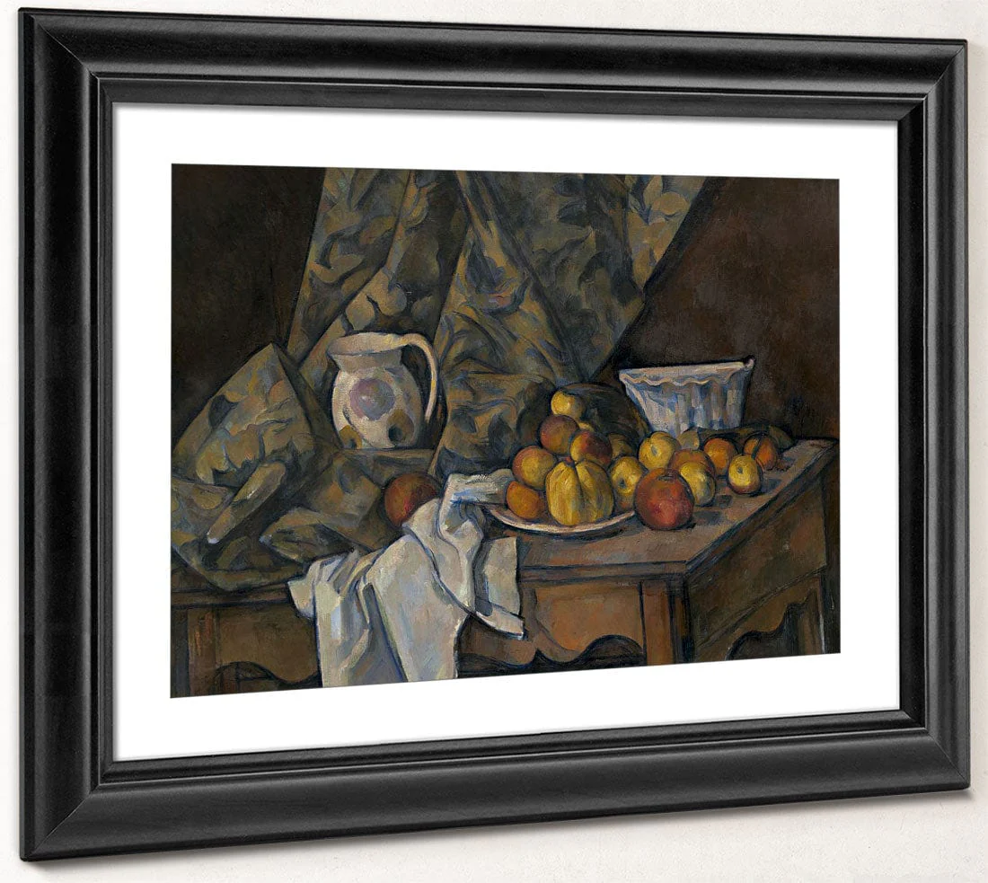 Still Life With Apples And Peaches By Paul Cezanne - Image 4