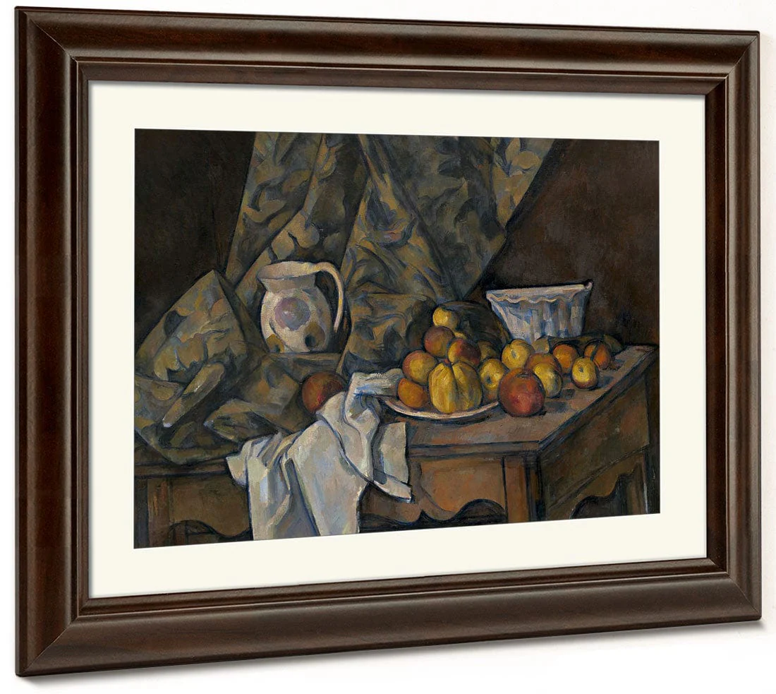 Still Life With Apples And Peaches By Paul Cezanne - Image 5