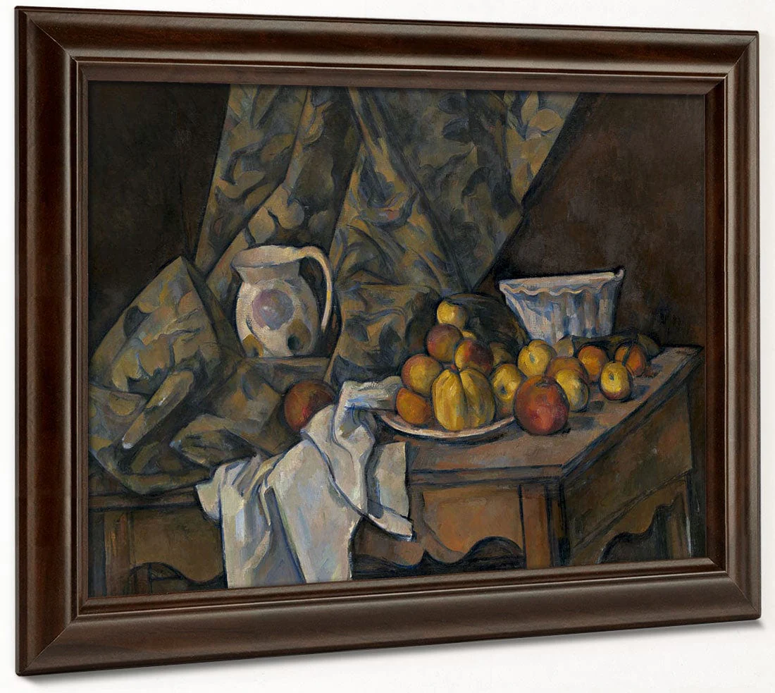 Still Life With Apples And Peaches By Paul Cezanne - Image 6