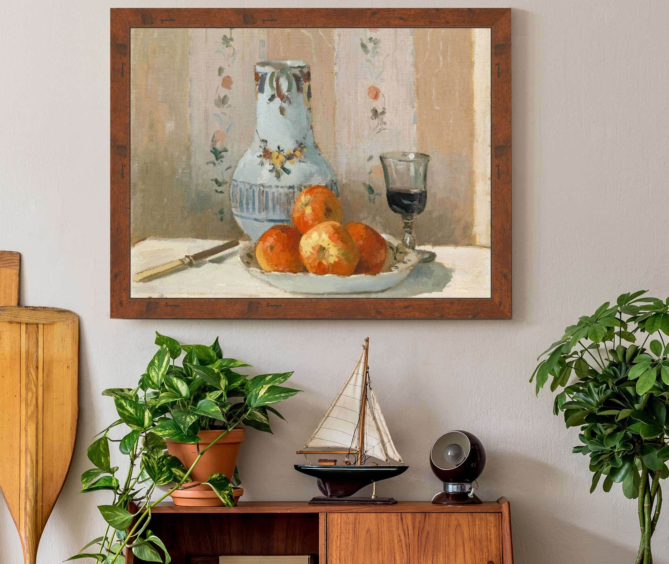 Still Life With Apples And Pitcher by Camille Pissarro - Image 3