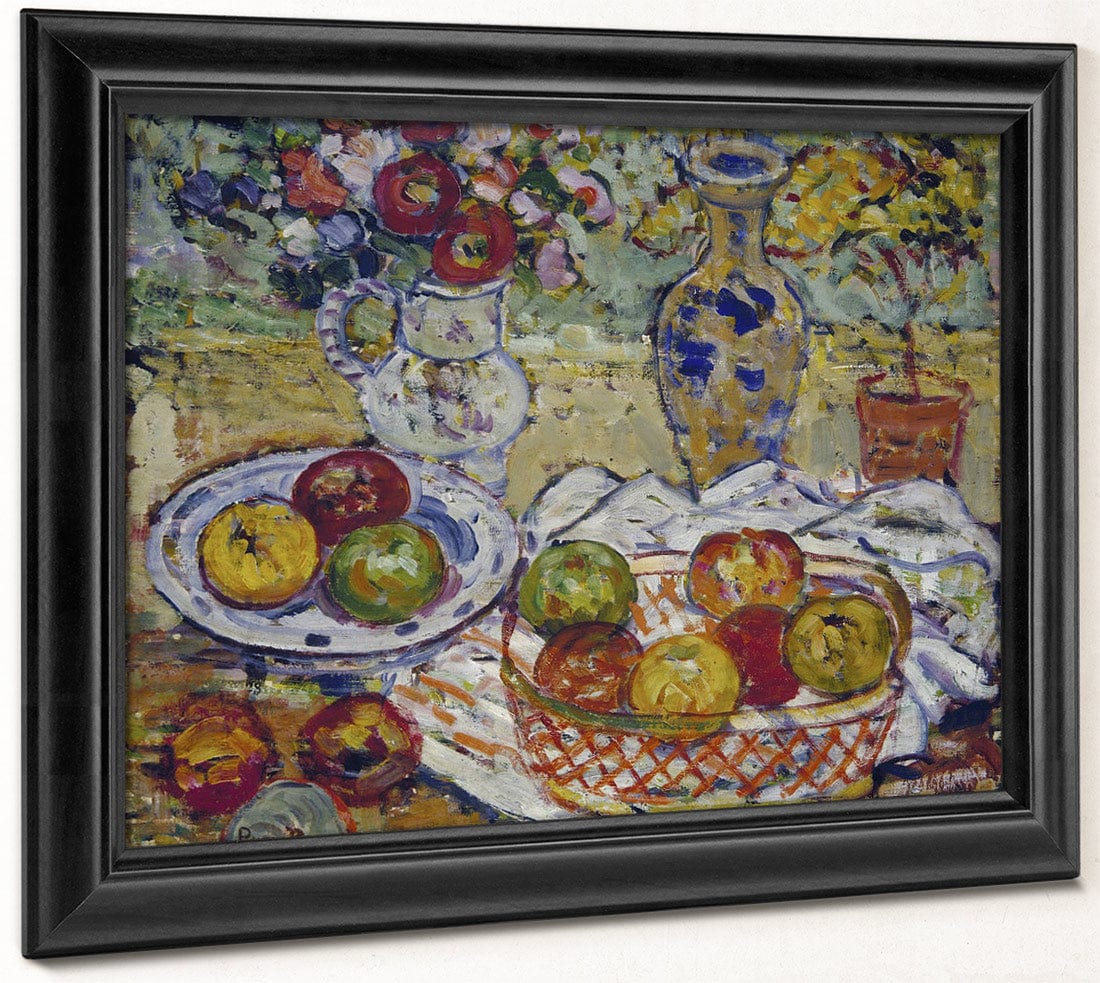 Still Life With Apples And Vase By Maurice Brazil Prendergast - Image 8