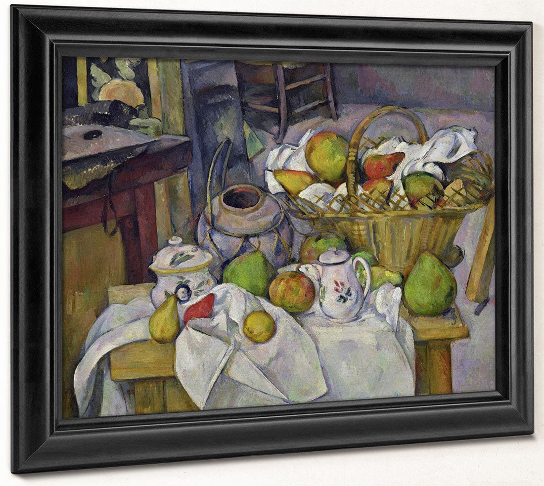 Still Life With Basket By Paul Cezanne - Image 8