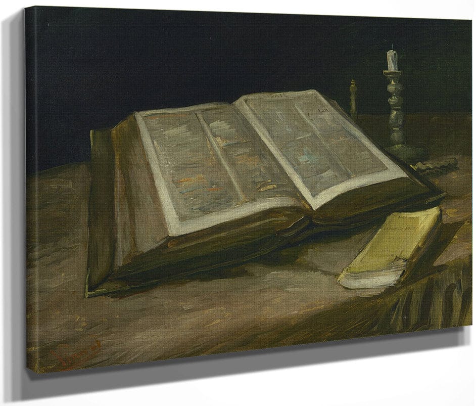 Still Life With Bible By Vincent Van Gogh