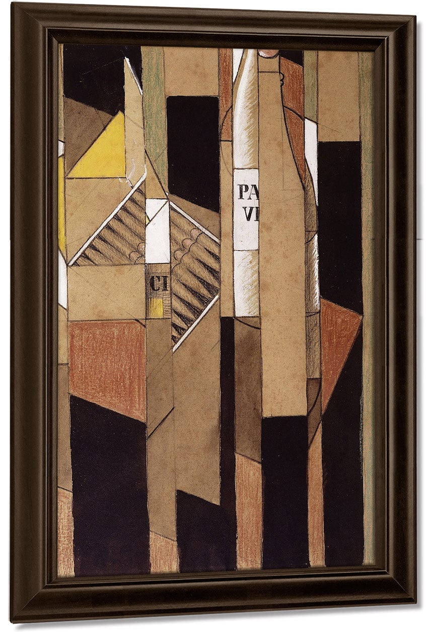 Still Life With Bottle And Cigars By Juan Gris - Image 5