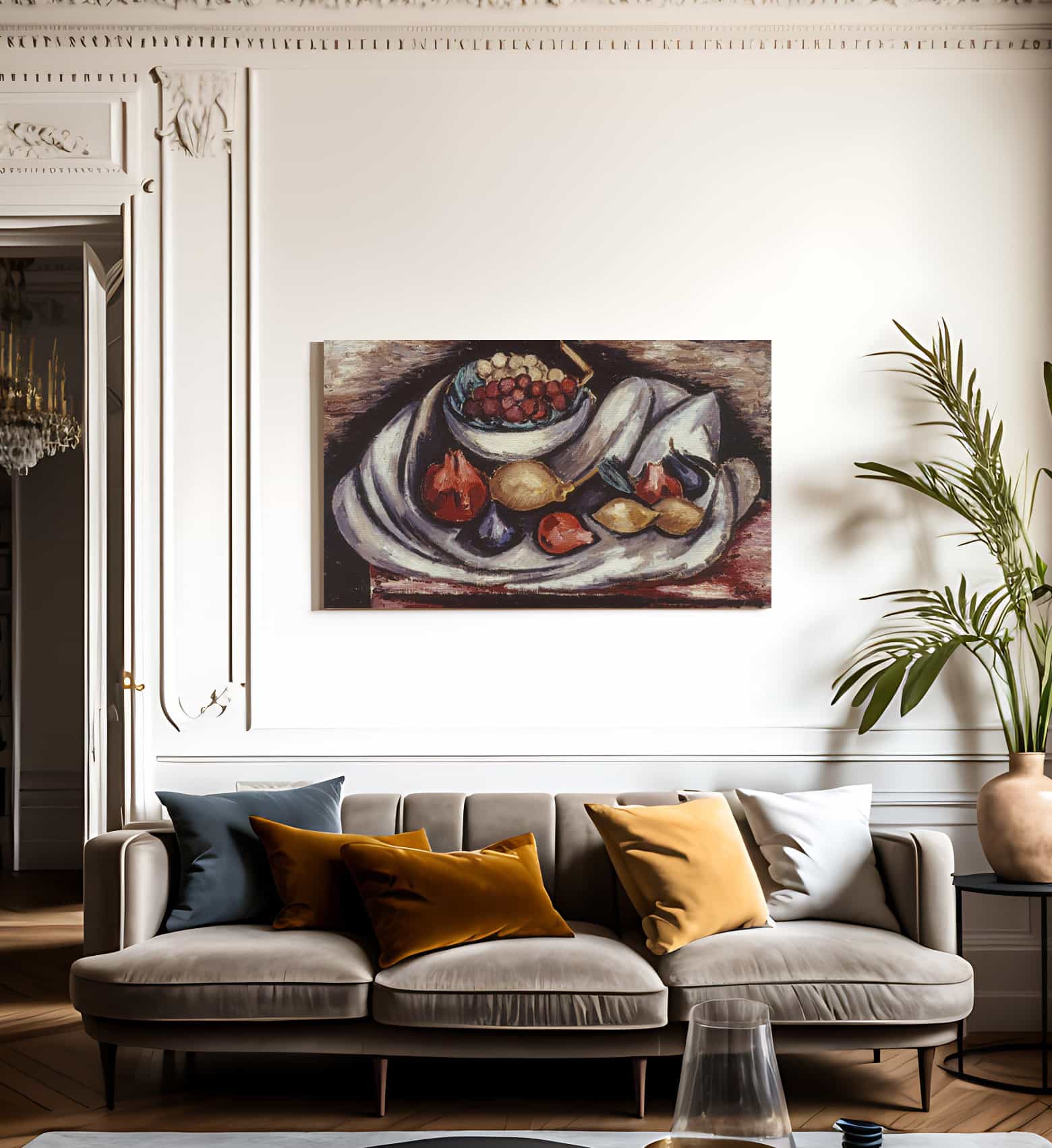 Still Life With Compote And Fruit By Marsden Hartley - Image 3