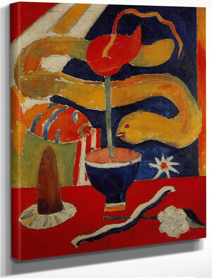 Still Life With Eel By Marsden Hartley