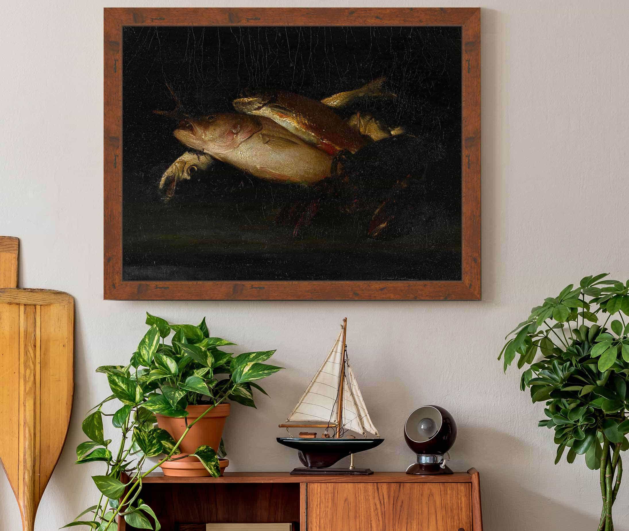 Still Life With Fish by William Merritt Chase - Image 3