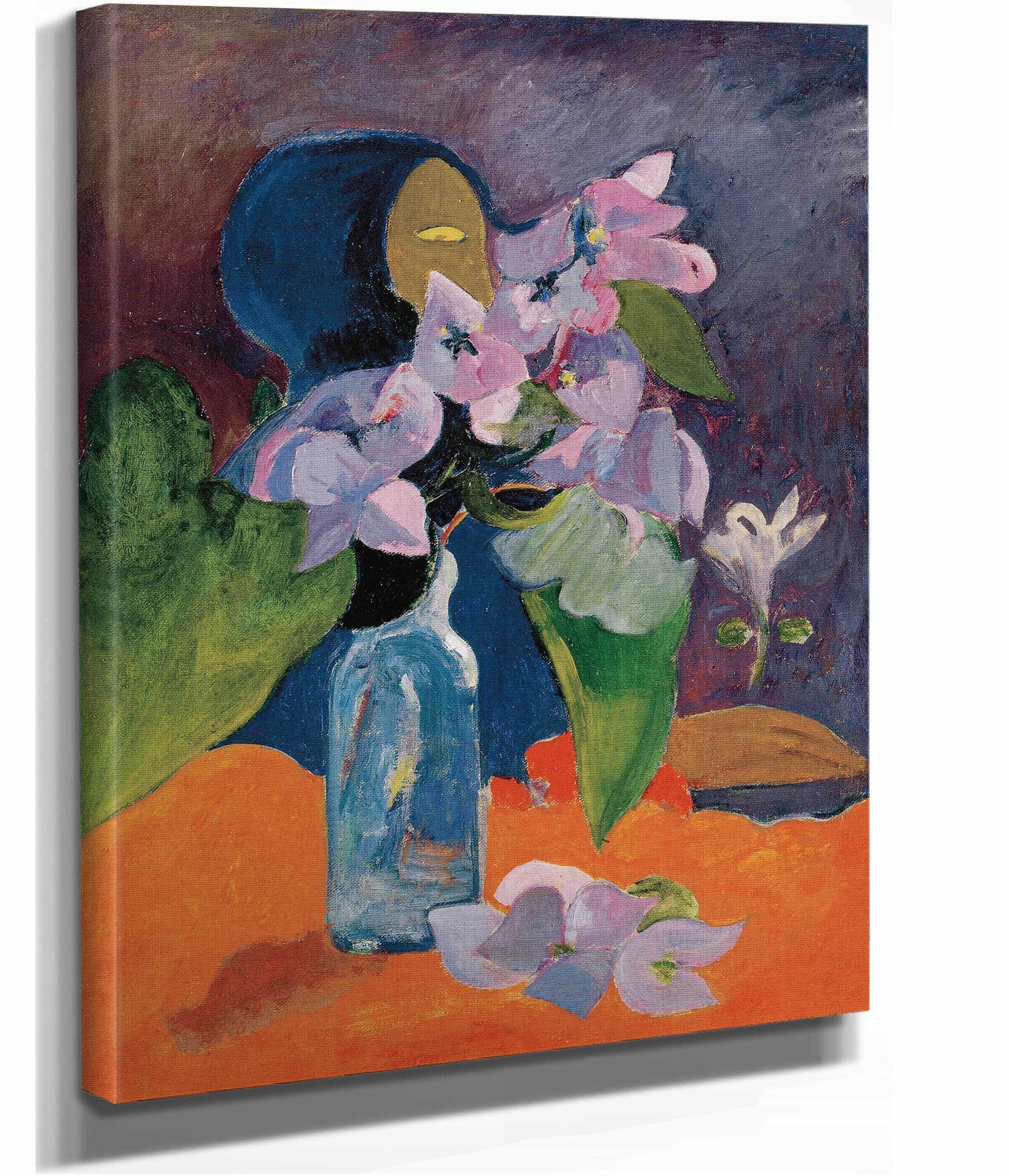 Still Life With Flowers And Idol by Paul Gauguin - Image 2