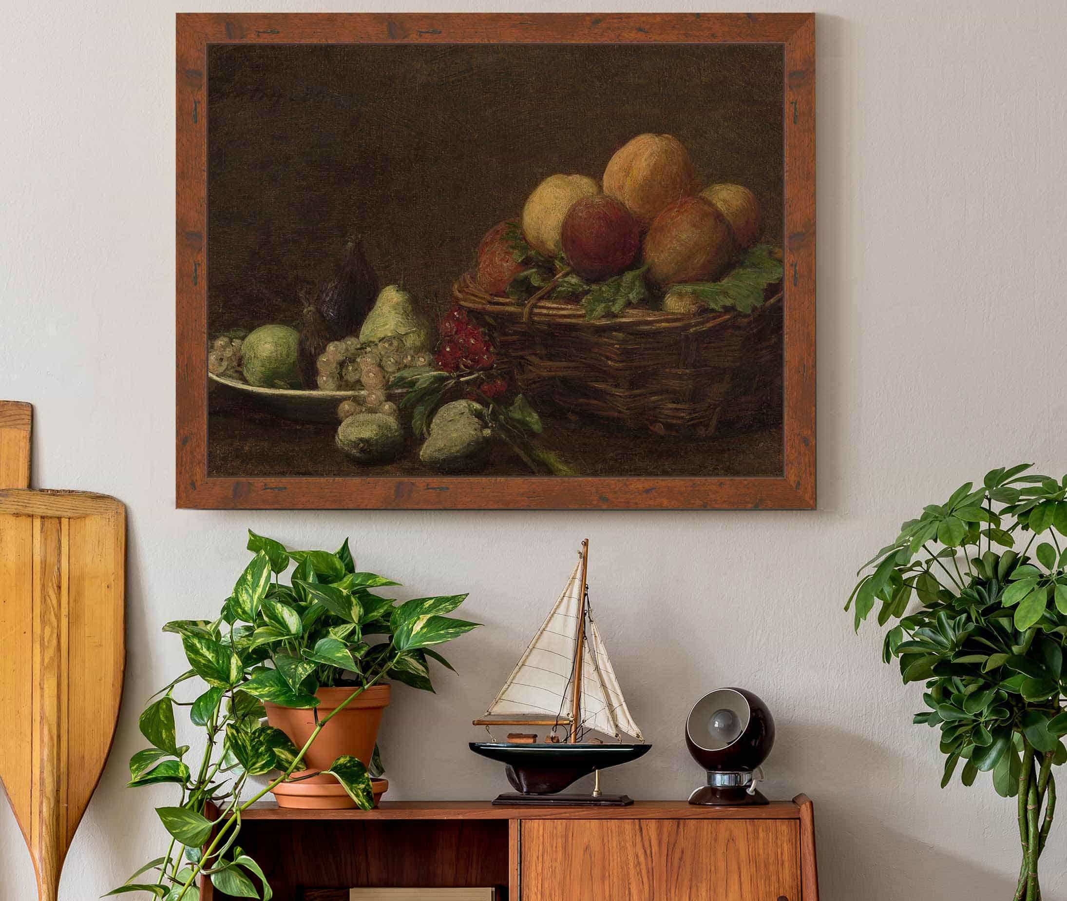 Still Life With Fruit C by Henri Fantin Latour - Image 3