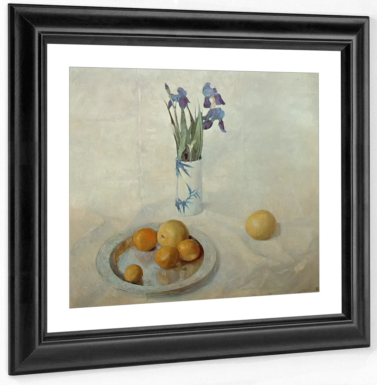 Still Life With Iris And Oranges By NC Wyeth - Image 2