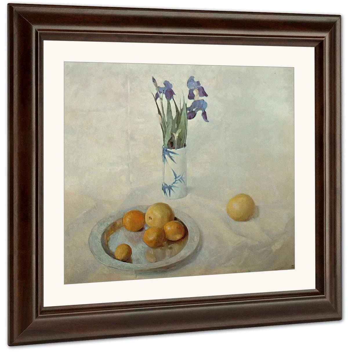 Still Life With Iris And Oranges By NC Wyeth - Image 3