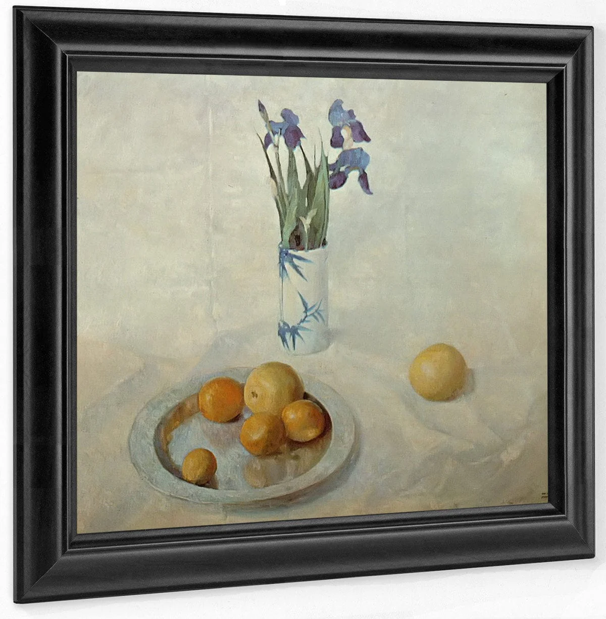 Still Life With Iris And Oranges By NC Wyeth - Image 6
