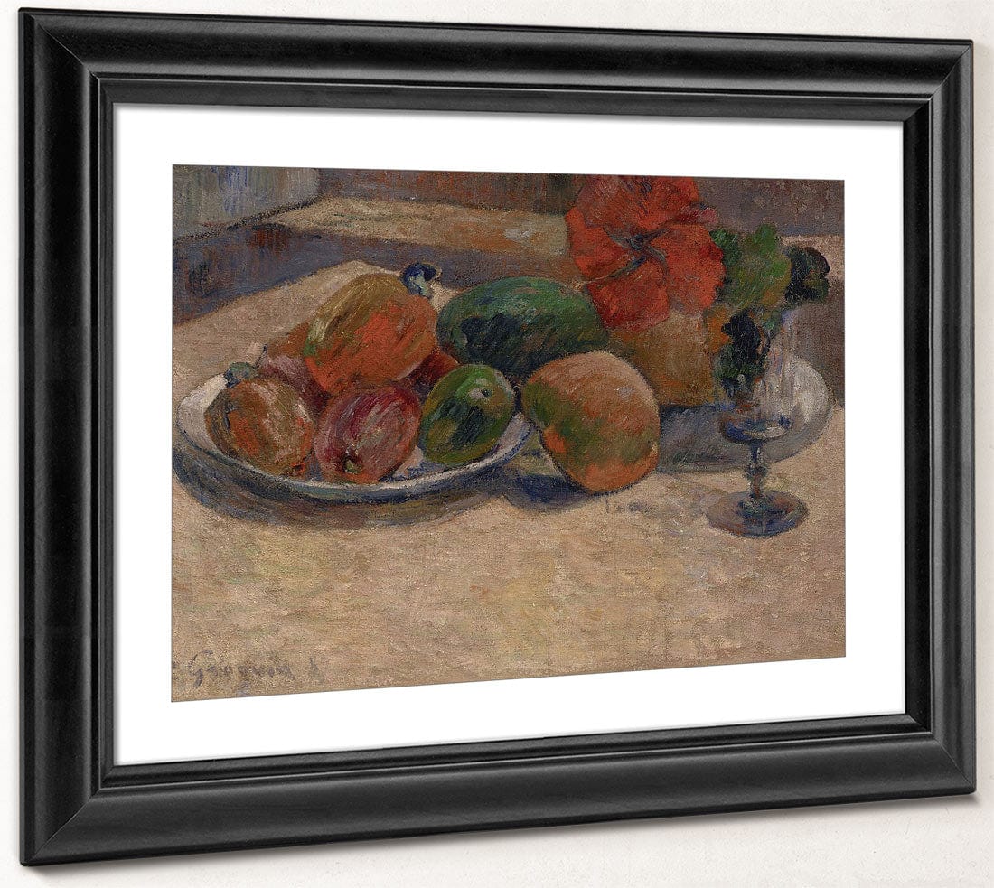 Still Life With Mangoes And A Hibiscus Flower By Paul Gauguin - Image 2