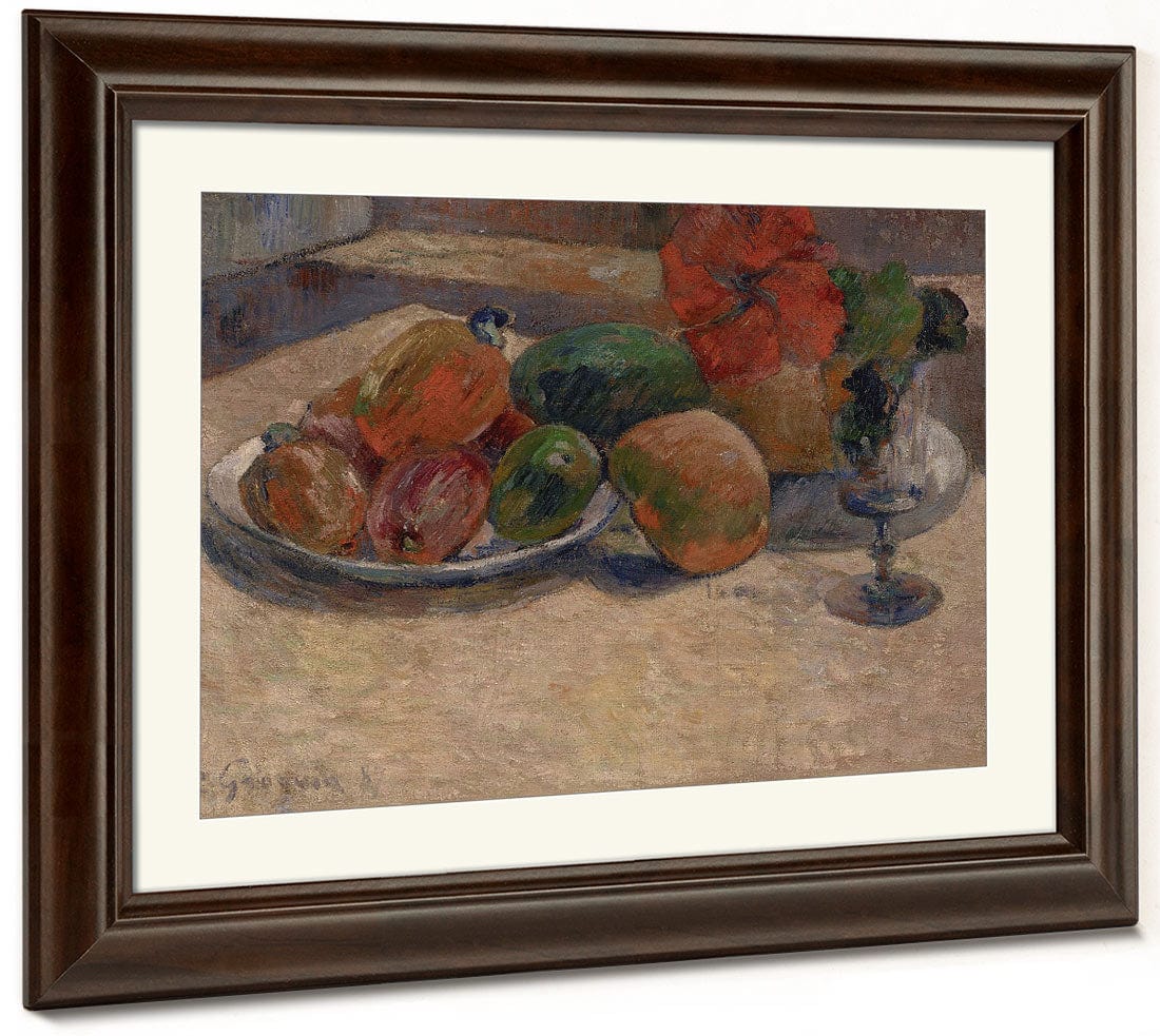 Still Life With Mangoes And A Hibiscus Flower By Paul Gauguin - Image 3