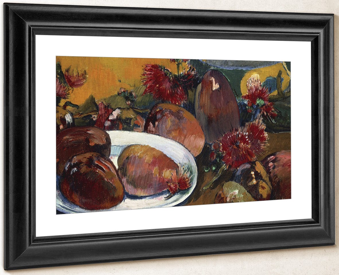 Still Life With Mangoes By Eugene Henri Paul Gauguin - Image 4