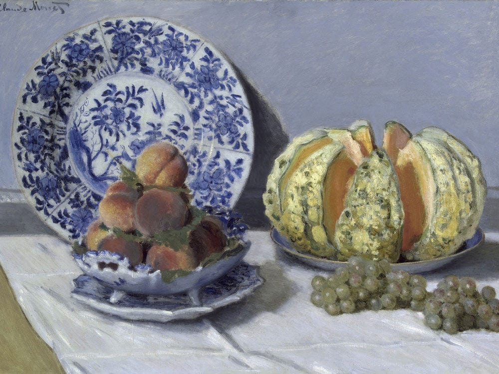 Still Life With Melon By Claude Monet - Image 7