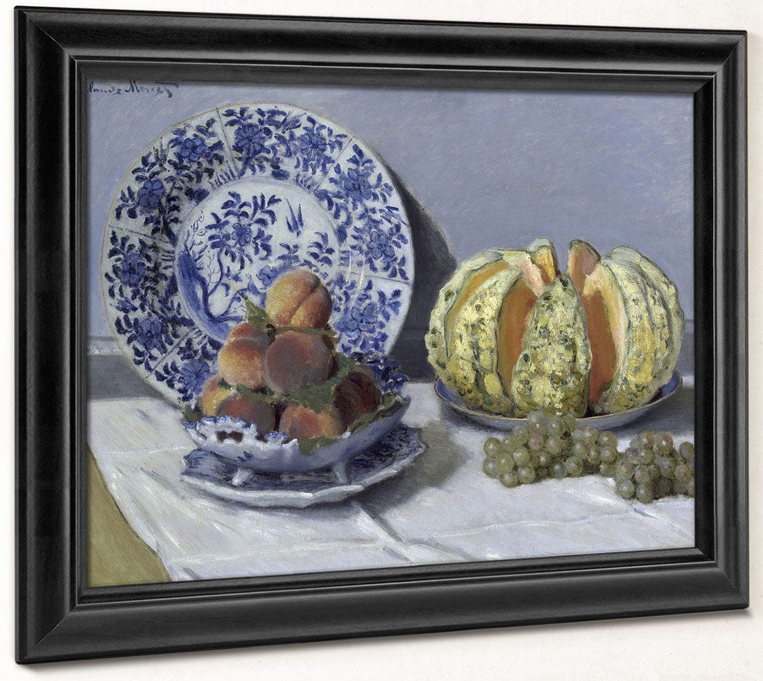 Still Life With Melon By Claude Monet - Image 8