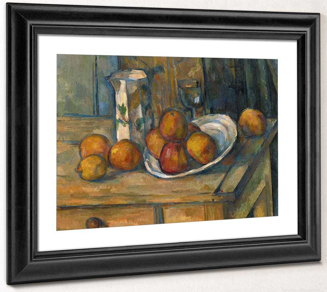 Still Life With Milk Jug And Fruit 2 By Paul Cezanne - Image 4