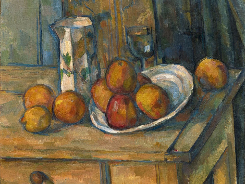 Still Life With Milk Jug And Fruit 2 By Paul Cezanne - Image 7