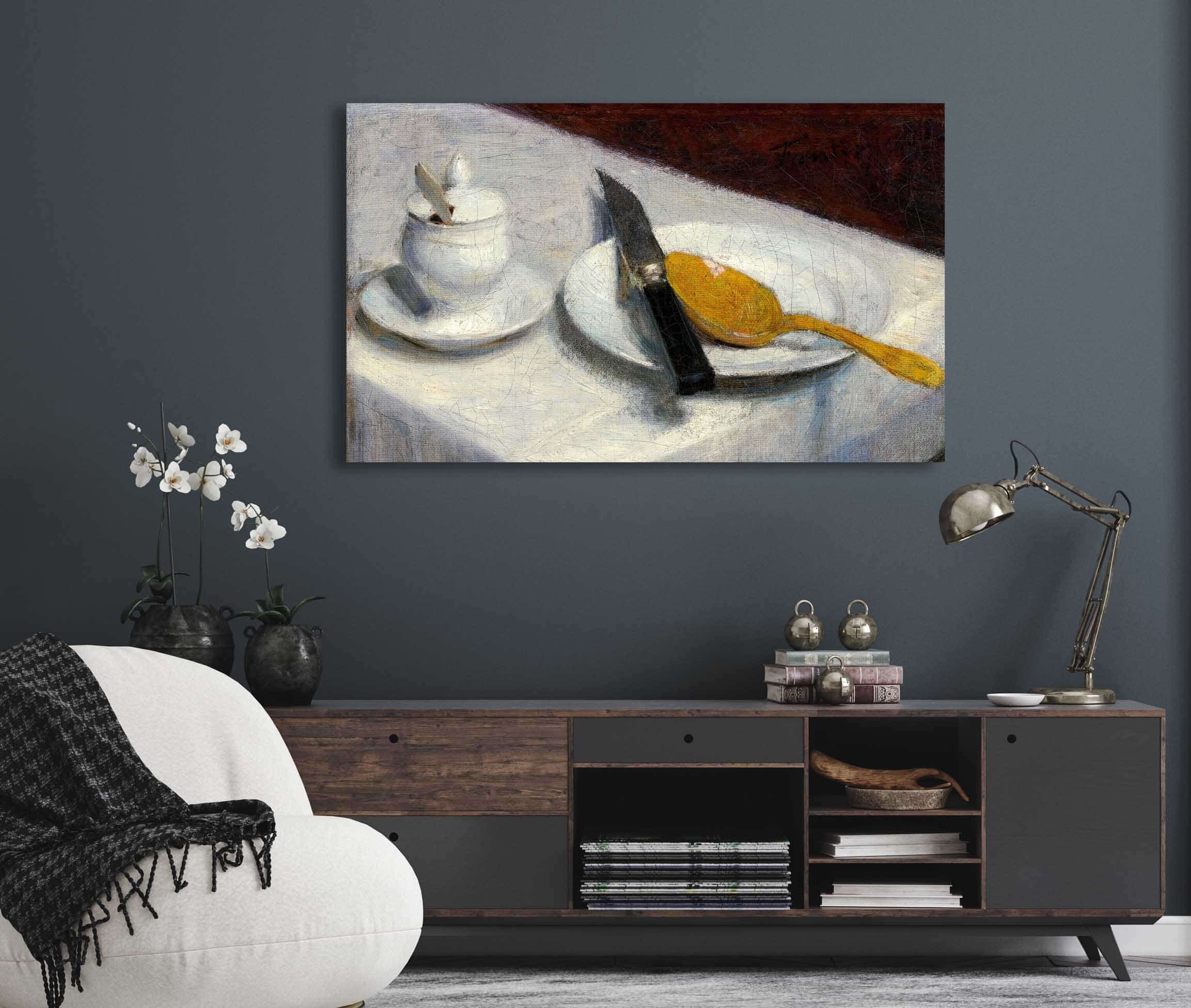 Still Life With Mustard Pot by Henri Fantin Latour - Image 5