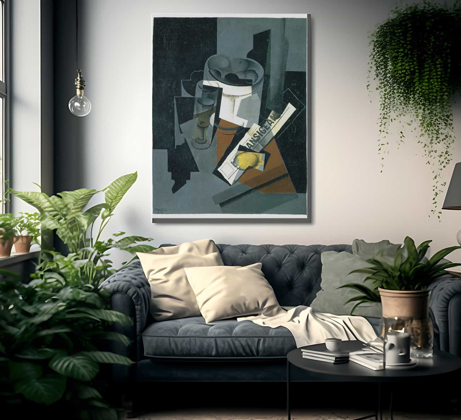 Still Life With Newspaper By Juan Gris - Image 2