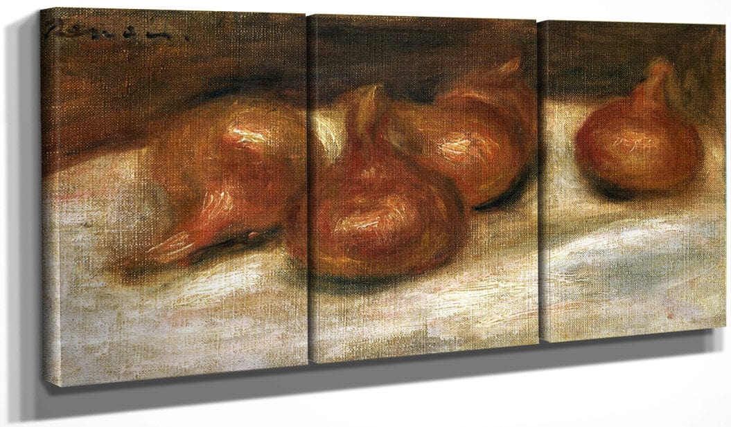 Still Life With Onions By Pierre Auguste Renoir