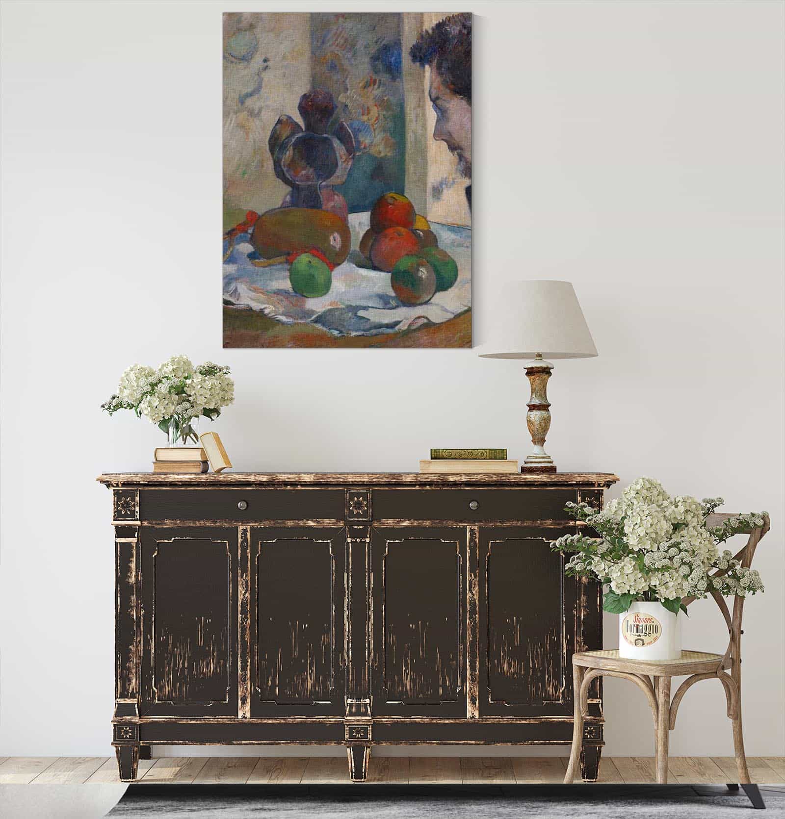 Still Life With Profile Of Laval by Paul Gauguin - Image 6