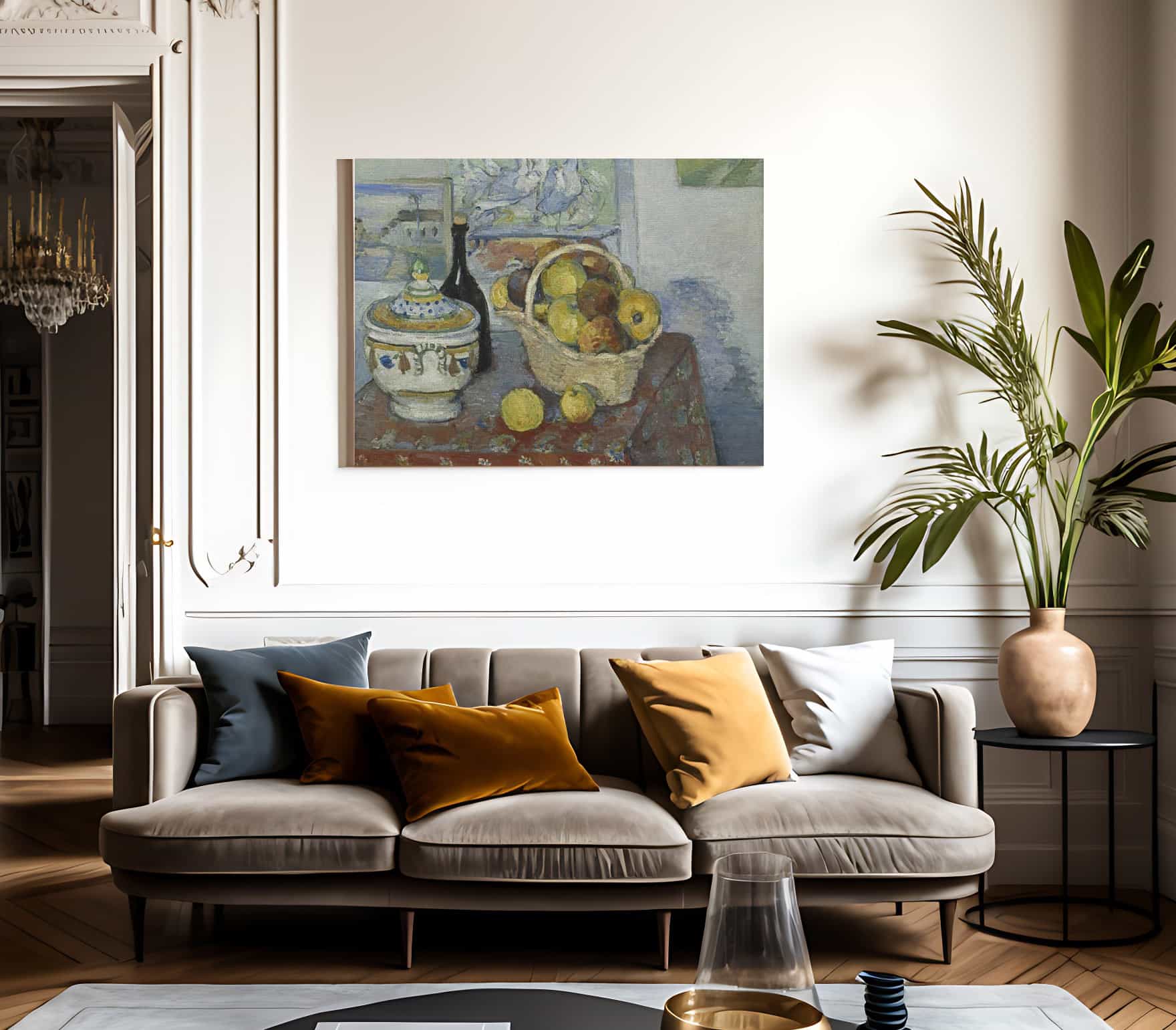 Still Life With Soup Tureen By Paul Cezanne - Image 3