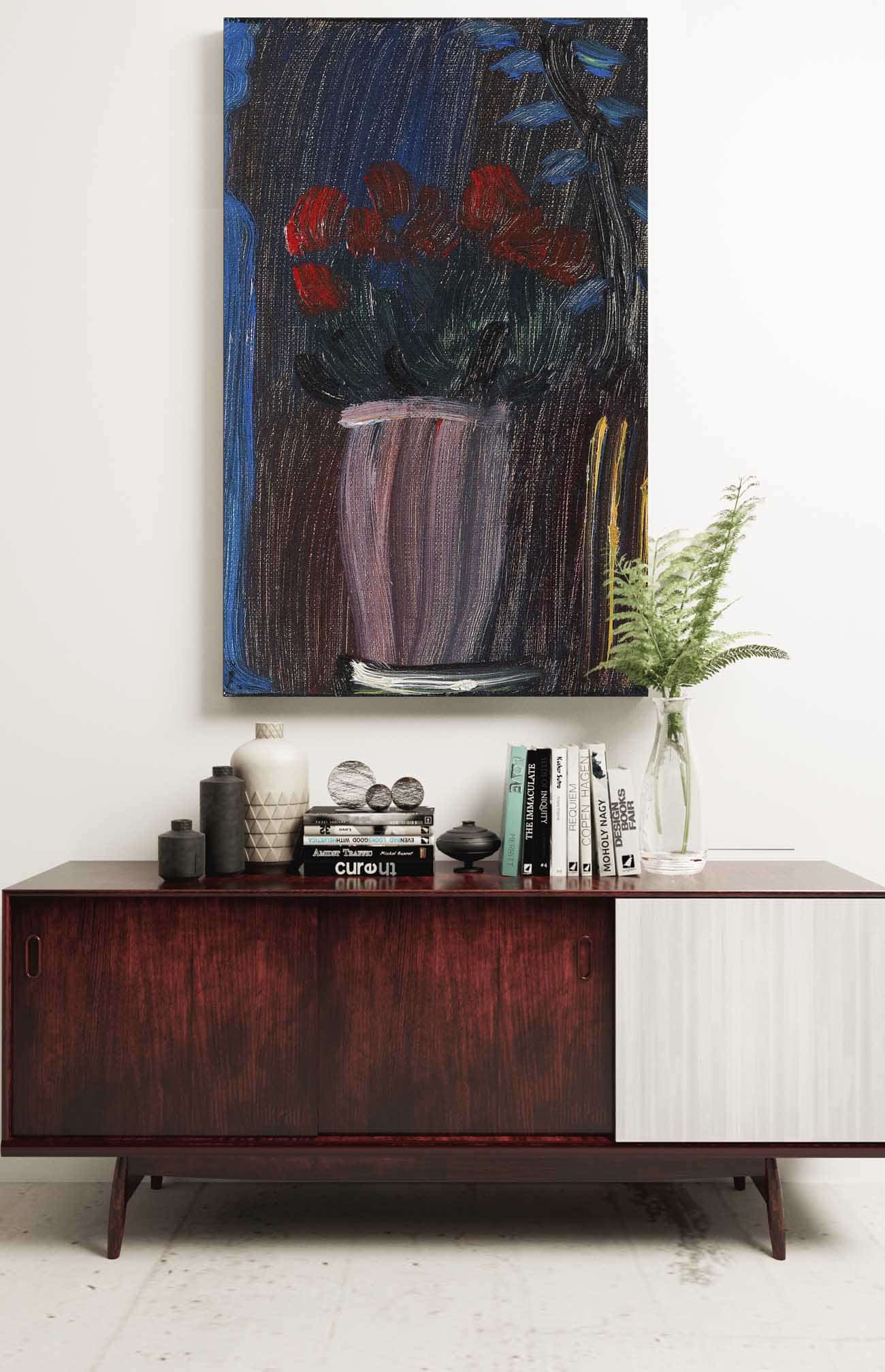 Stillleben Alpenveilchen Erbluhen by Alexej Von Jawlensky - Image 2
