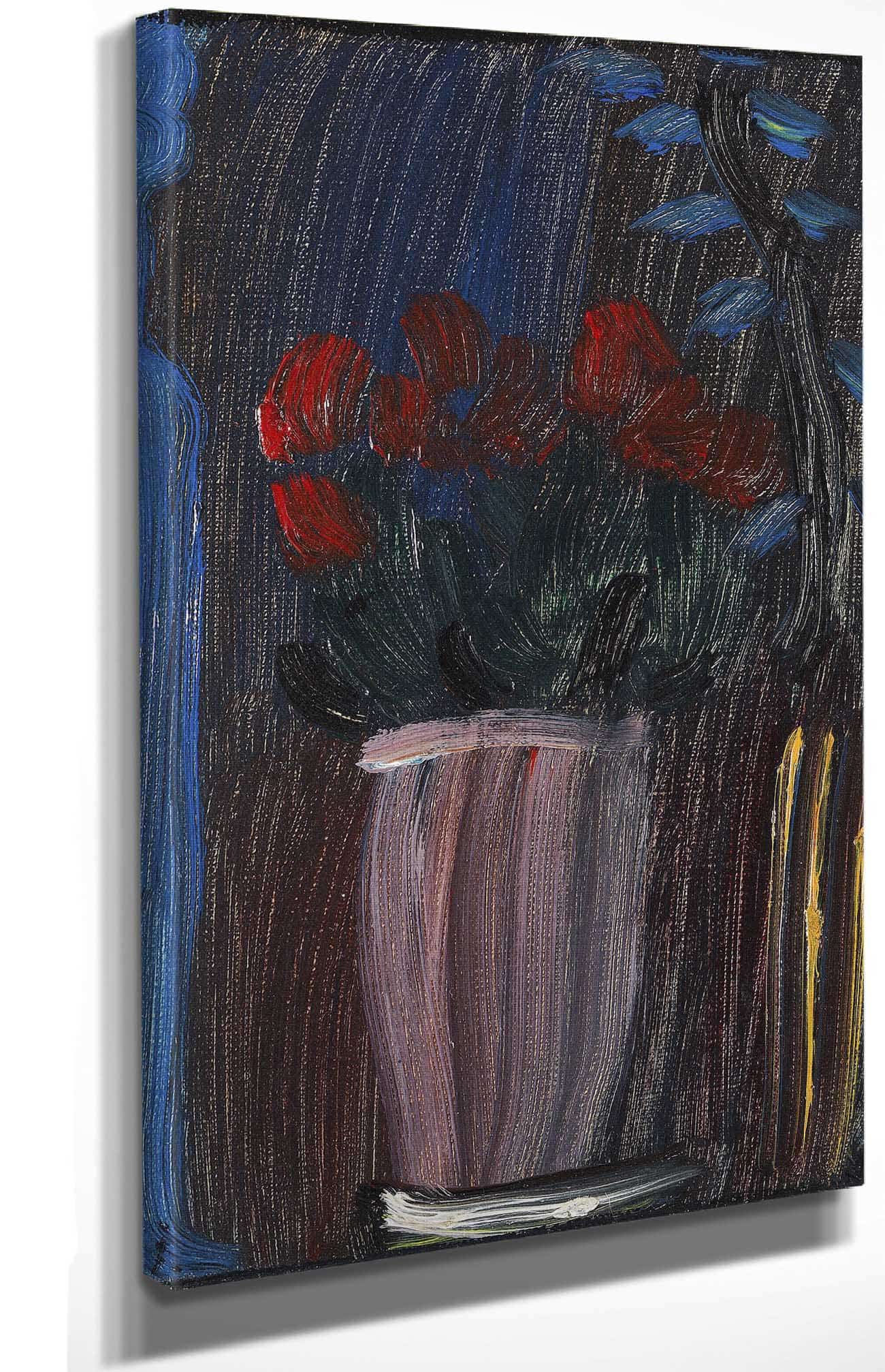 Stillleben Alpenveilchen Erbluhen by Alexej Von Jawlensky - Image 4