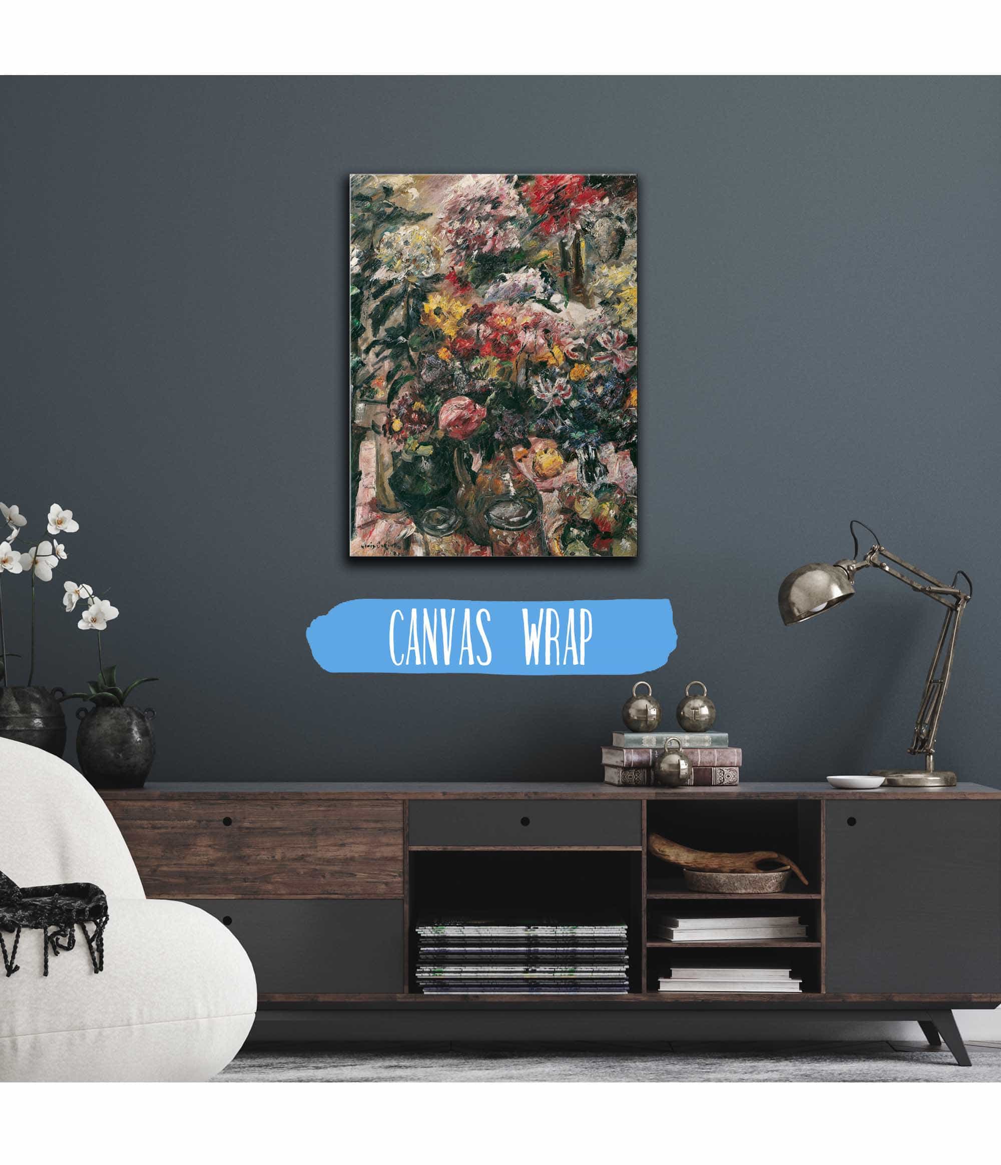 Stillleben Mit Chrysanthemen Und Amaryllis by Lovis Corinth - Image 3