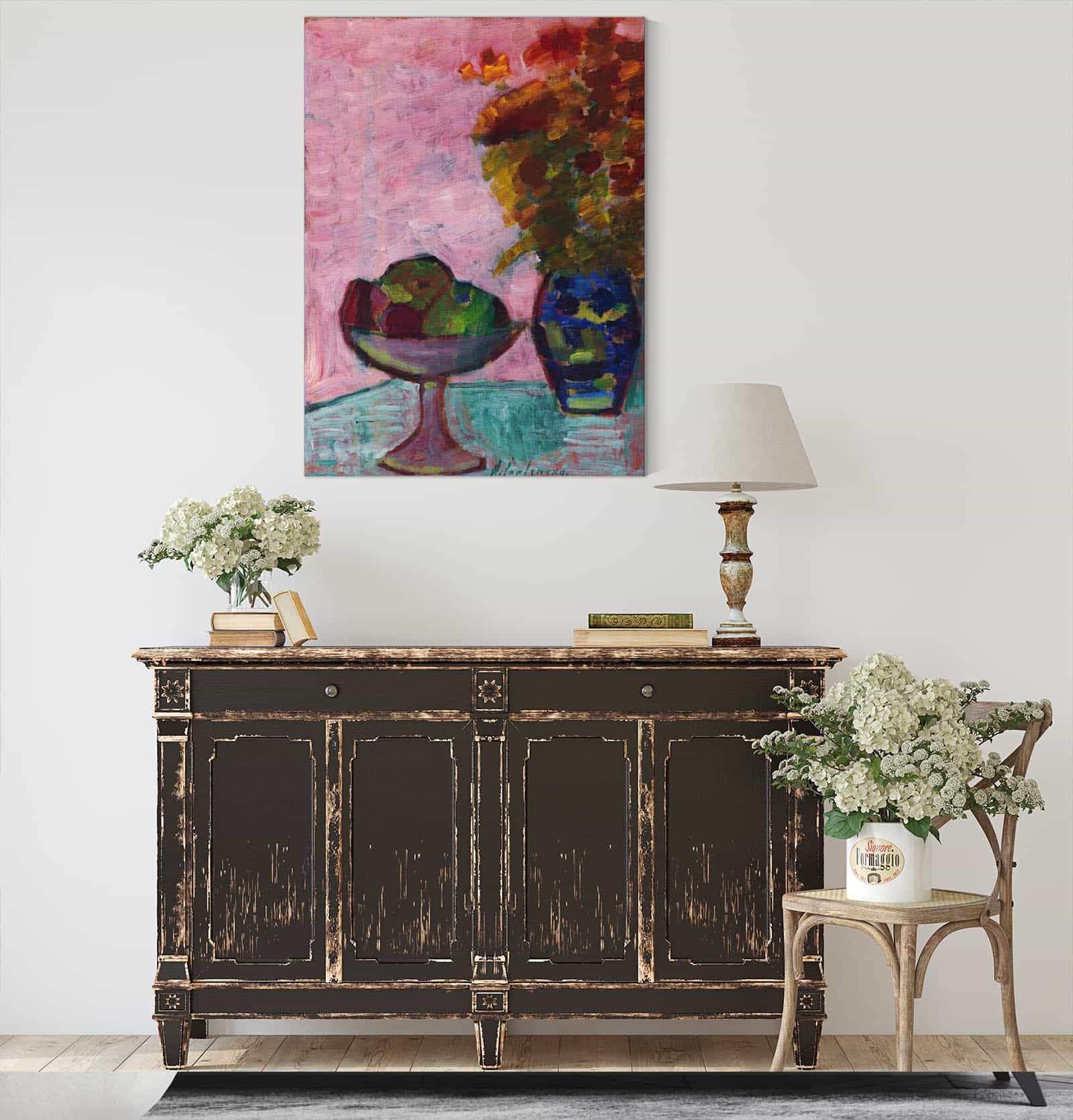 Stillleben Mit Fruchtschale Und Blumenvase by Alexej Von Jawlensky - Image 4