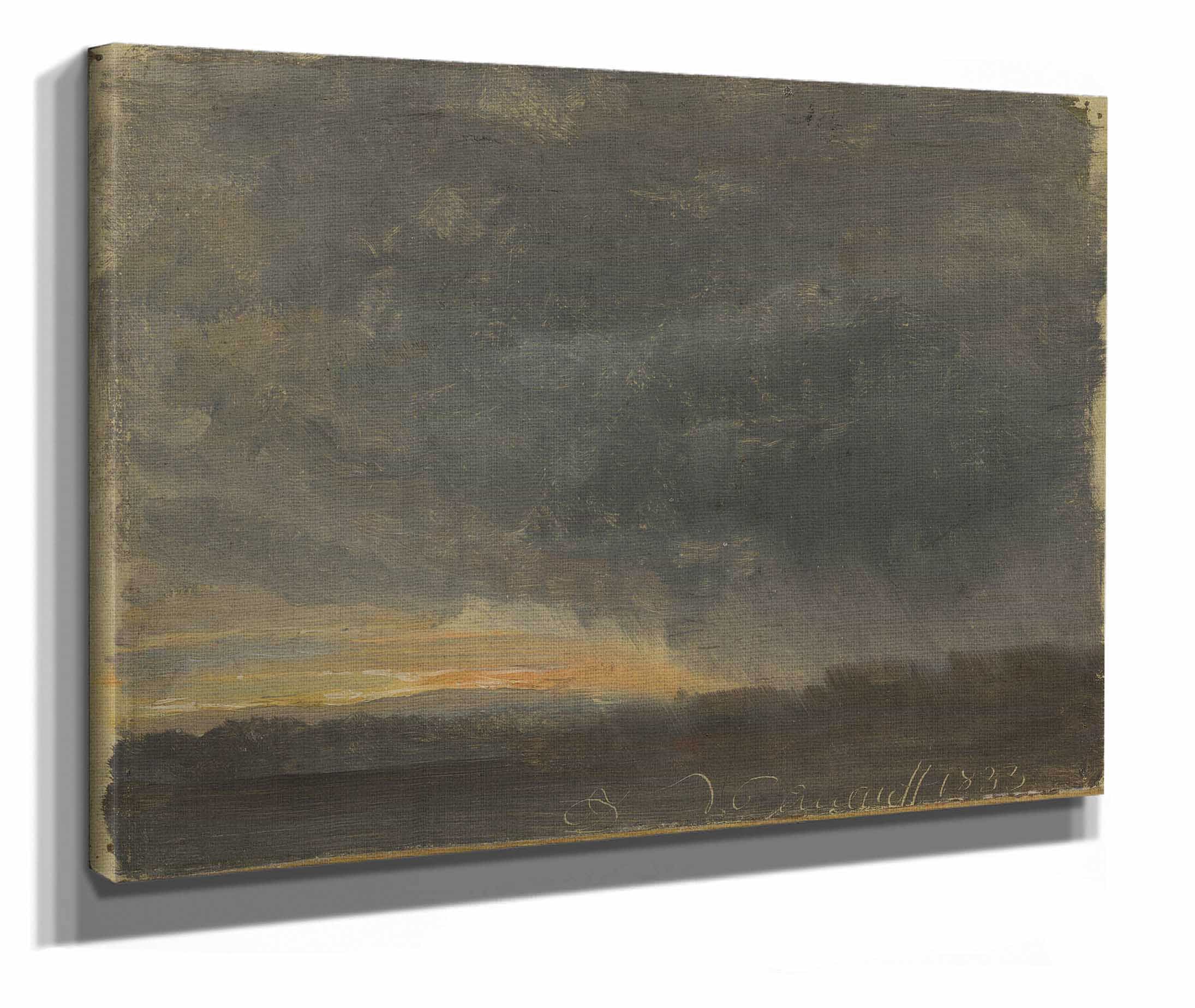 Storm Clouds With Rain by Johan Christian Dahl - Image 2