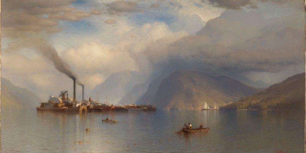 Storm King On The Hudson By Samuel Colman - Image 2
