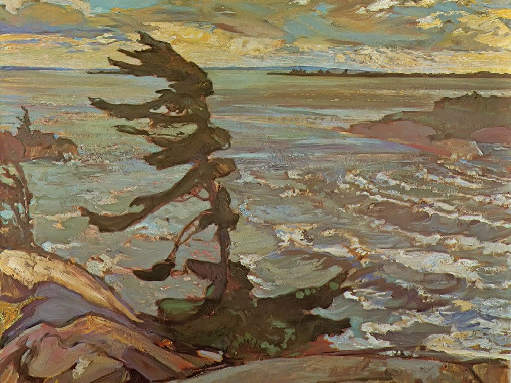 Stormy Weather Gerogian Bay 1920 By Fh Varley - Image 7