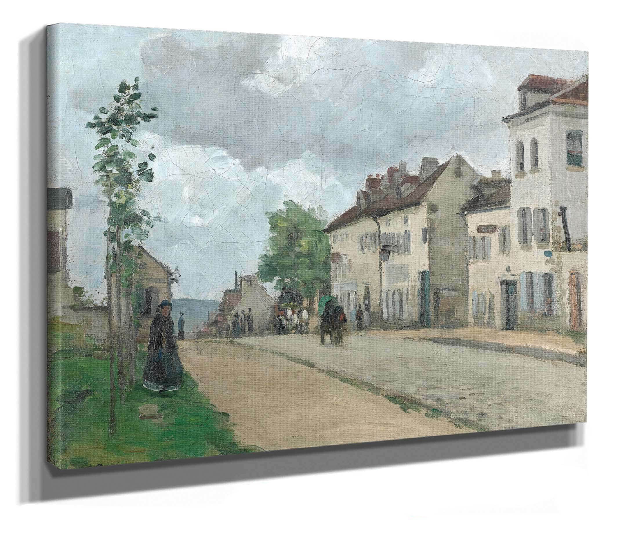 Strabe In Pontoise Rue De Gisors by Camille Pissarro - Image 2