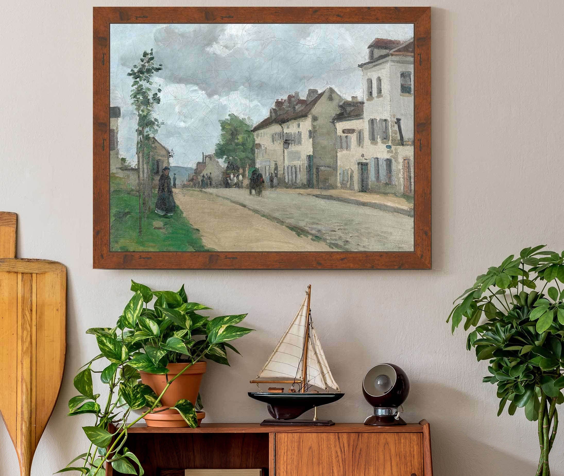 Strabe In Pontoise Rue De Gisors by Camille Pissarro - Image 3