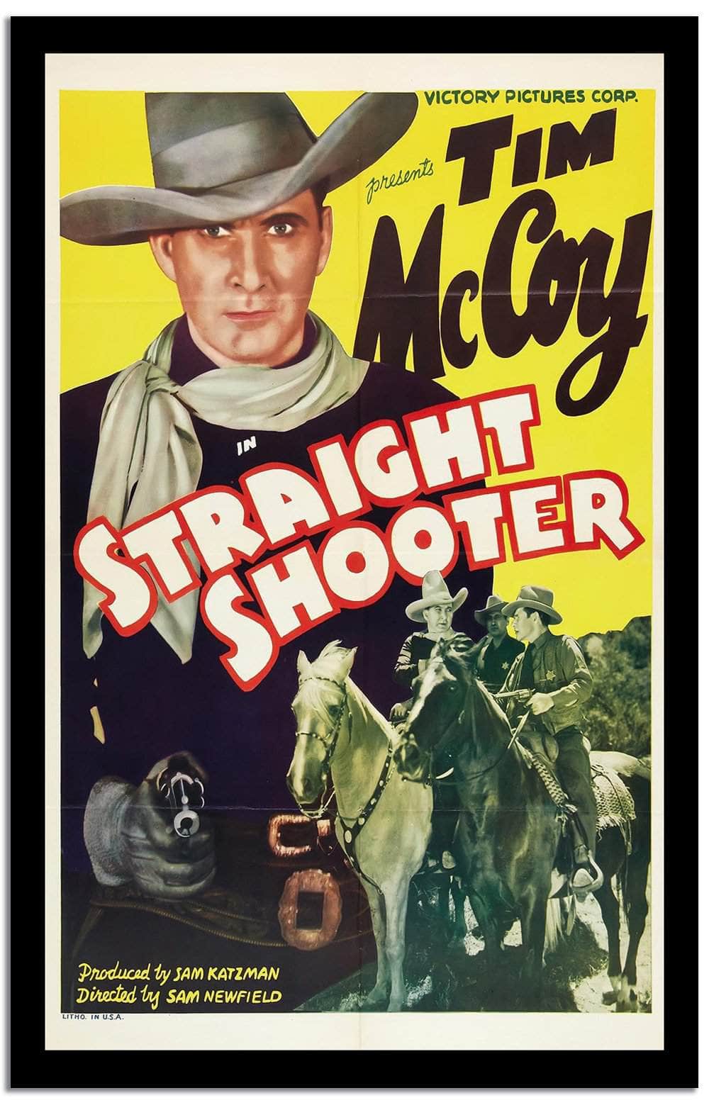 Straight Shooter Vintage Poster - Image 2