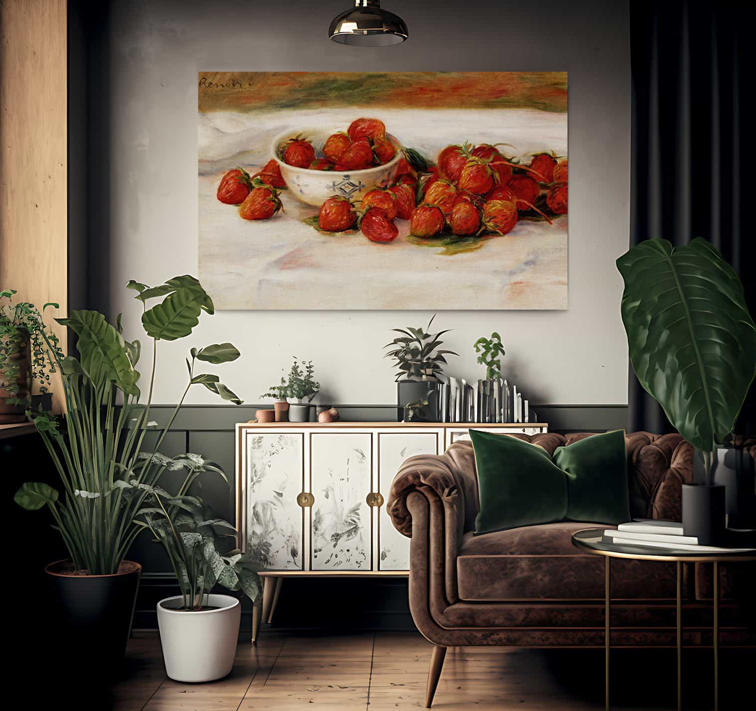 Strawberries By Pierre Auguste Renoir - Image 2