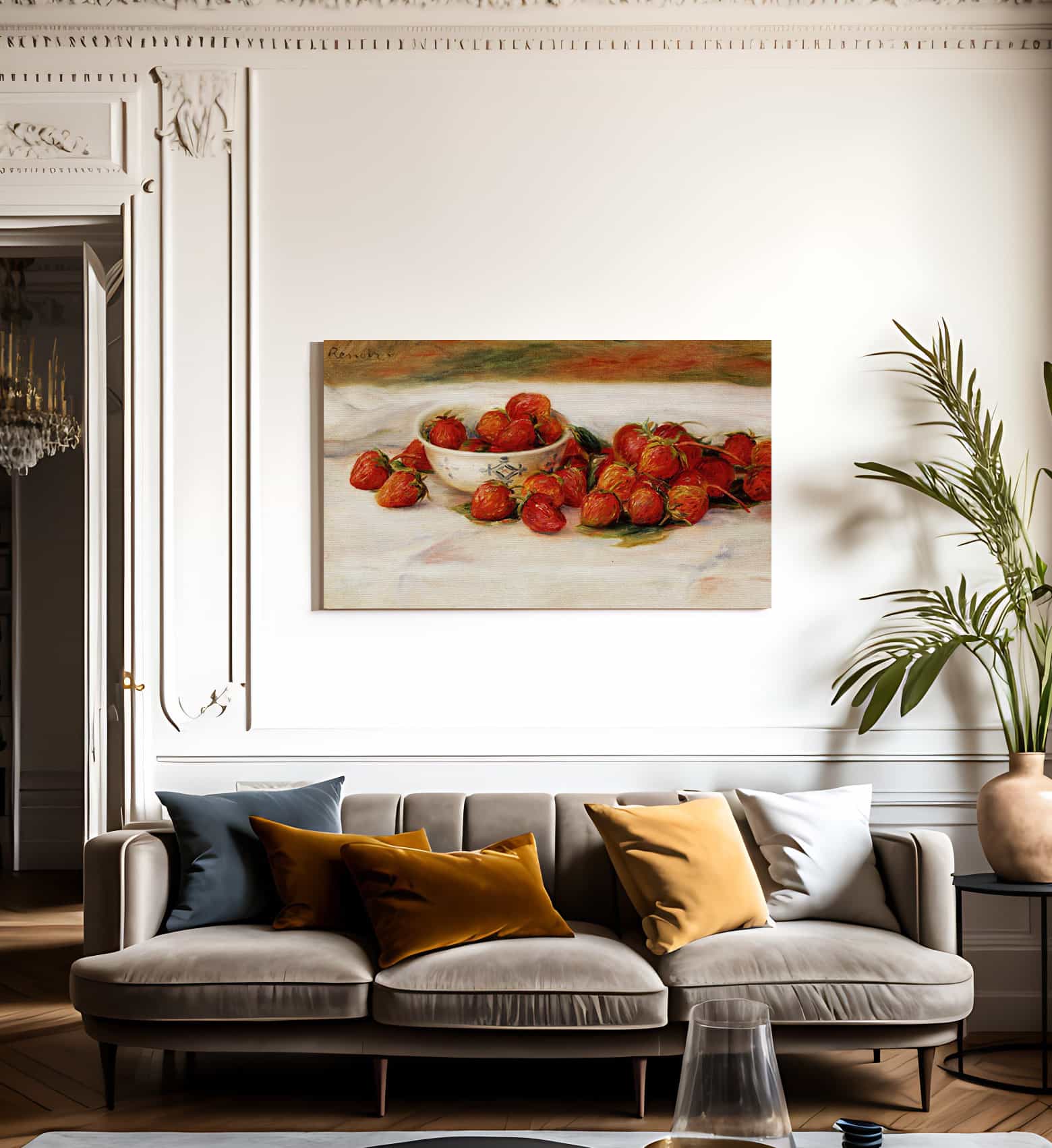 Strawberries By Pierre Auguste Renoir - Image 3