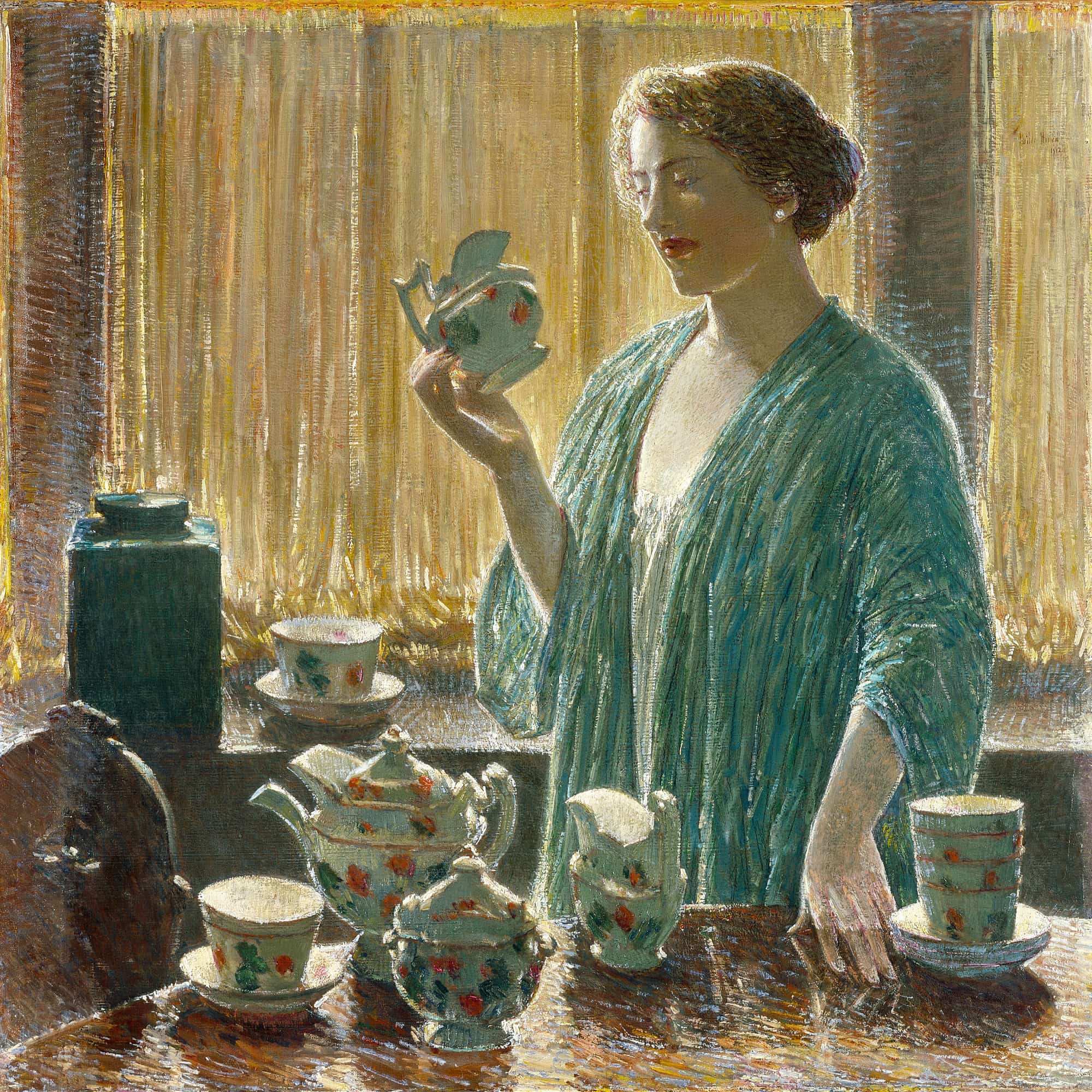 Strawberry Tea Set by Childe Hassam - Image 4
